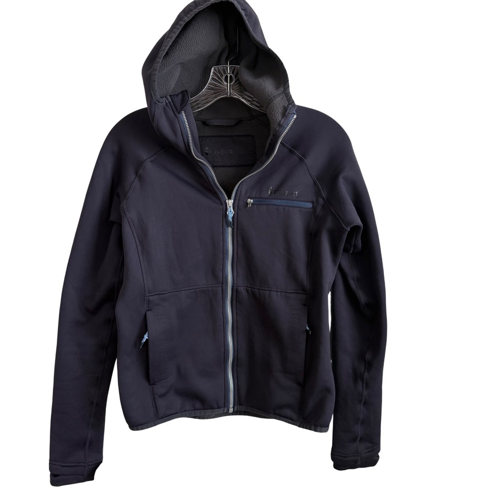 COTOPAXI Hooded Softshell Zip Jacket Navy Performance Outdoor Women's Small
